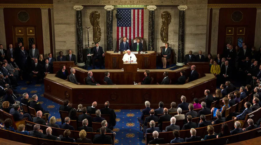 El Papa Francisco ante el Congreso de Estados Unidos. Foto L'Osservatore Romano?w=200&h=150