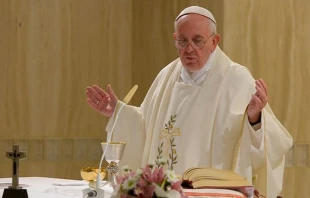 El Papa celebra la Santa Misa. Foto: L'Osservatore Romano 