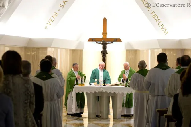 Papa Francisco: El Reino de Dios es una fiesta pero no un espectáculo