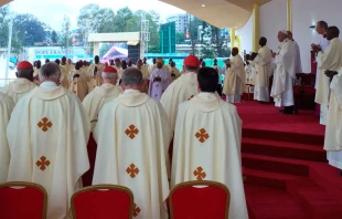 Papa Francisco en la Santa Misa en el Campus de la Universidad de Nairobi / Foto: L'Osservatore Romano 