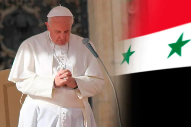 Papa Francisco lloró por cristianos crucificados en Siria