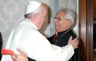 Papa Francisco con el Cardenal Terrazas / Foto referencial - L'Osservatore Romano 