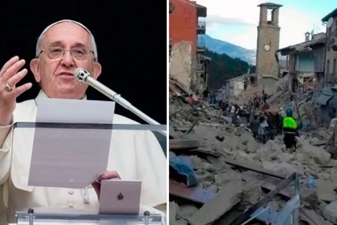 El Papa promete ir a la zona del terremoto para llevar consuelo y esperanza cristiana