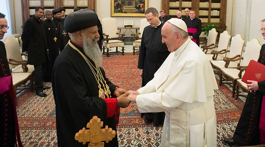 Papa Francisco con Tewahedo Etiopia / Foto: L'Osservatore Romano?w=200&h=150