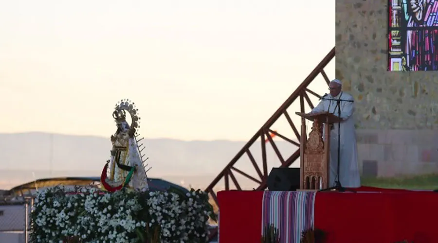 Papa Francisco en la Ceremonia de Bienvenida en La Paz, Bolivia   /   Foto: Alan Holdren - ACI Prensa?w=200&h=150