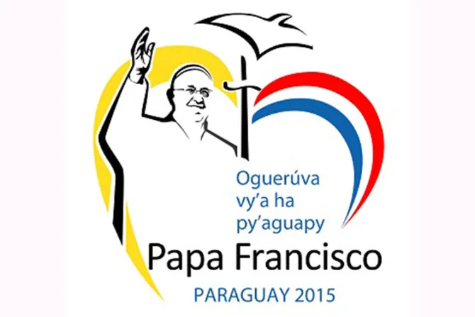 Este es el logo del viaje del Papa Francisco a Paraguay