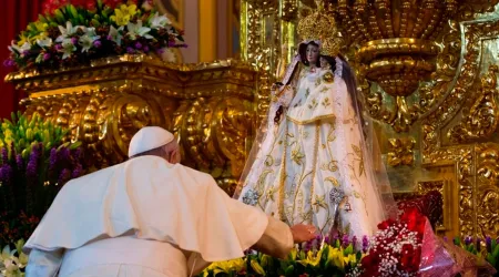 VIDEO: La oración del Papa Francisco a la Virgen del Quinche en Ecuador