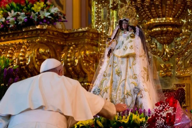 VIDEO: La oración del Papa Francisco a la Virgen del Quinche en Ecuador