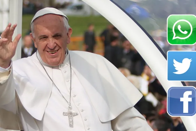 El Papa a jóvenes: Contagien la amistad de Jesús por WhatsApp, Facebook y Twitter