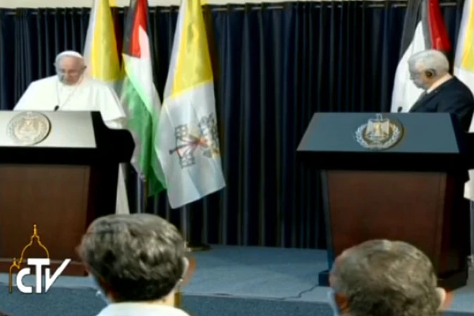 Papa Francisco agradece compromiso de Palestina por lograr acuerdo que favorezca a comunidades católicas