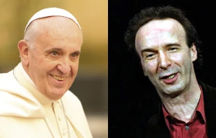 Papa Francisco. Foto: Daniel Ibu00e1u00f1ez - ACI Prensa / Robert Benigni. Foto: Wikipedia / Dominio Pu00fablico. 