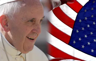 Papa Francisco - Bandera de Estados Unidos / Foto: Joaquín Peiro Keoni Cabral (CC_BY_2.0) 