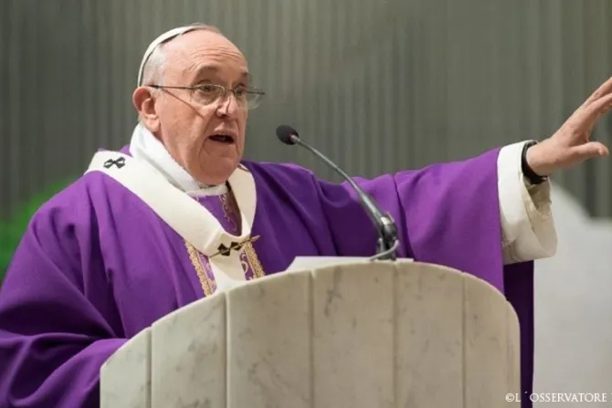 Papa Francisco: No podemos engañar a Jesús