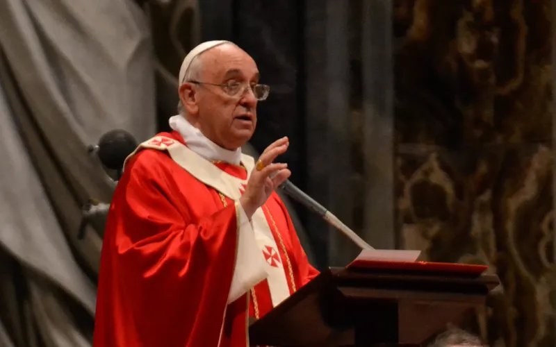 El Papa Francisco hoy en la Misa de Pentecostés. Foto: Daniel Ibáñez / ACI Prensa?w=200&h=150