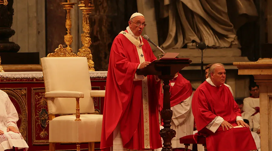 Papa Francisco en Misa de hoy en la Basílica de San Pedro. Foto: Bohumil Petrik / ACI Prensa.?w=200&h=150
