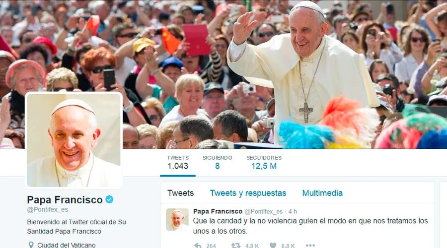 Cuenta de Twitter del Papa Francisco ?w=200&h=150