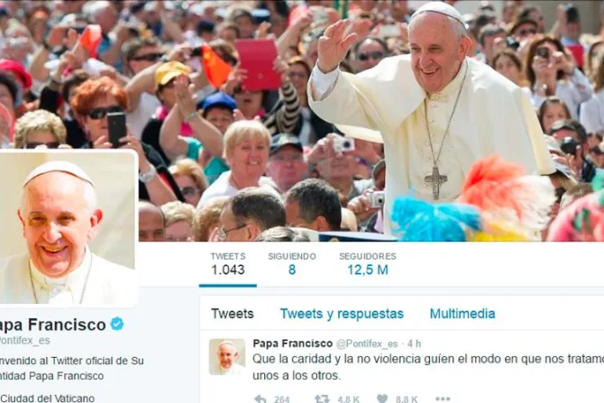 32 millones de internautas siguen al Papa Francisco en Twitter