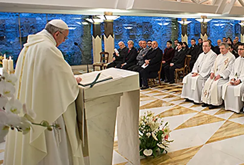 Papa Francisco en Misa en la capilla de la Casa Santa Marta. Foto: L'Osservatore Romano.?w=200&h=150