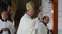 Mons. Franco Coppola este 1 de enero en la Basu00edlica de Guadalupe. Cru00e9dito: Cortesu00eda de Basu00edlica de Guadalupe.