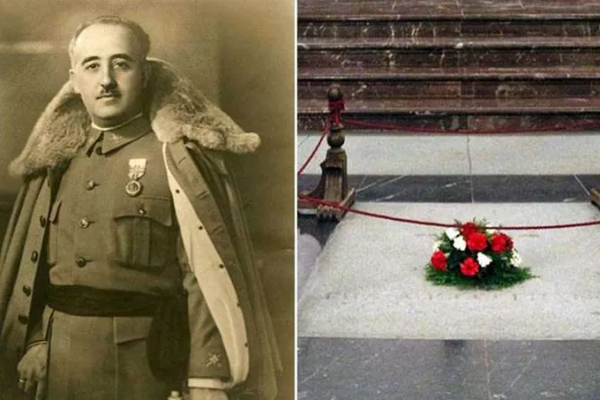 Celebraron Misa por inhumación de los restos de Franco en España 