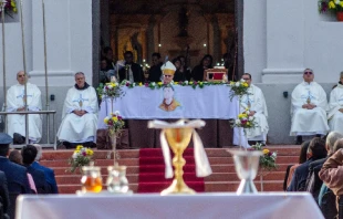 Misa presidida por Mons. Urbanc. Cru00e9dito: Prensa Obispado Catamarca 