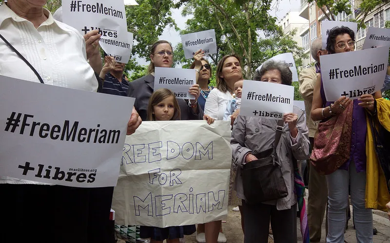 Campaña #FreeMeriam para que liberen a Meriam Ibrahim. Foto: HazteOir.org (CC BY-NC-ND 2.0)?w=200&h=150