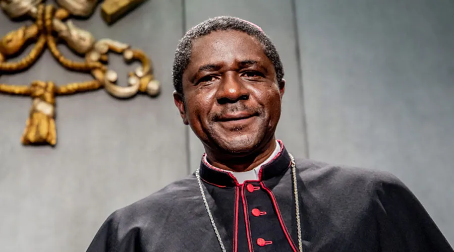 Mons. Nkea Fuanya, Obispo de Mamfe (Camerún). Foto: Daniel Ibáñez / ACI Prensa ?w=200&h=150