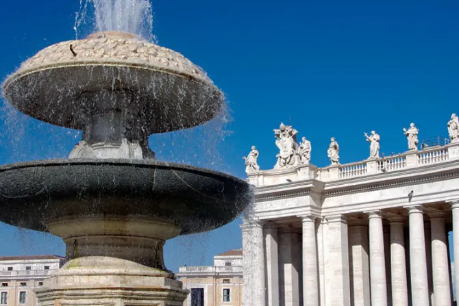 Vaticano cierra sus fuentes para ayudar a enfrentar la sequía en Roma