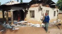 Casa en ruinas tras un ataque de los terroristas en Benue / Crédito: Michael Burton - Ignition633.org