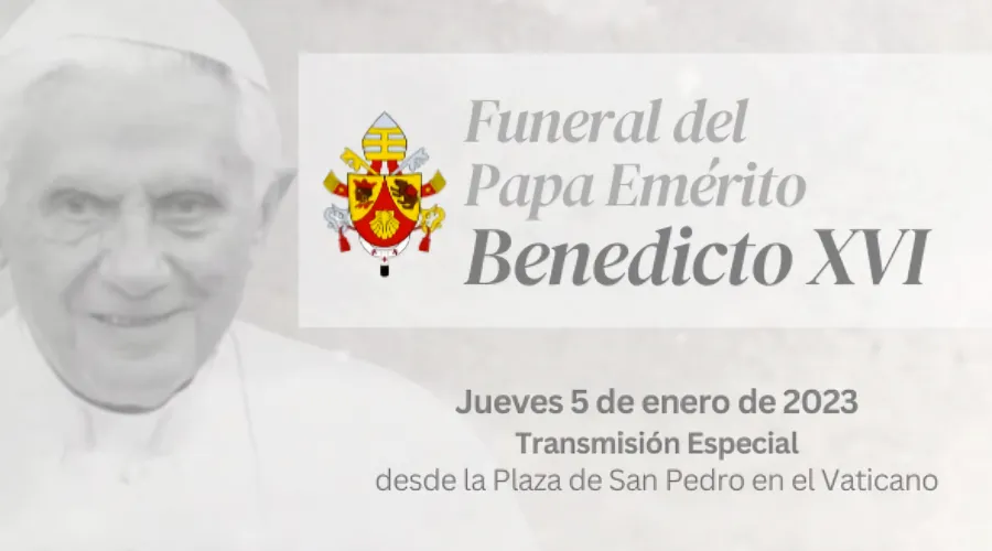 Aquí puedes ver en directo el funeral de Benedicto XVI