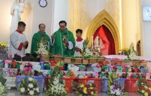 Misa funeral de unos 700 bebu00e9s no nacidos en Vietnam, el 29 de enero de 2023. Cru00e9dito: Diu00f3cesis de Xuan Loc 