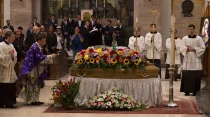 Funeral por Joaquín Navarro-Valls. Foto: Daniel Ibáñez / ACI Prensa