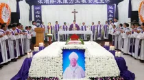 Funeral de Mons.Vicente Zhu Weifang / Foto: Diócesis Católica de Wenzhou