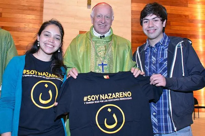 Cardenal Ezzati se suma desde Chile a la iniciativa #SoyNazareno