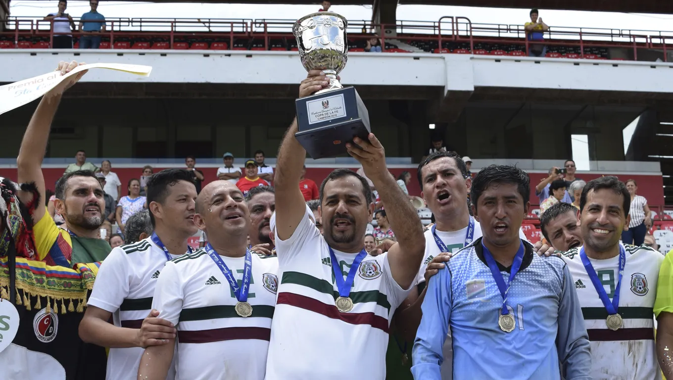 Equipo de la Arquidiócesis de Guadalajara, ganador de la "Copa de la Fe 2018". Crédito: Diócesis de Cúcuta