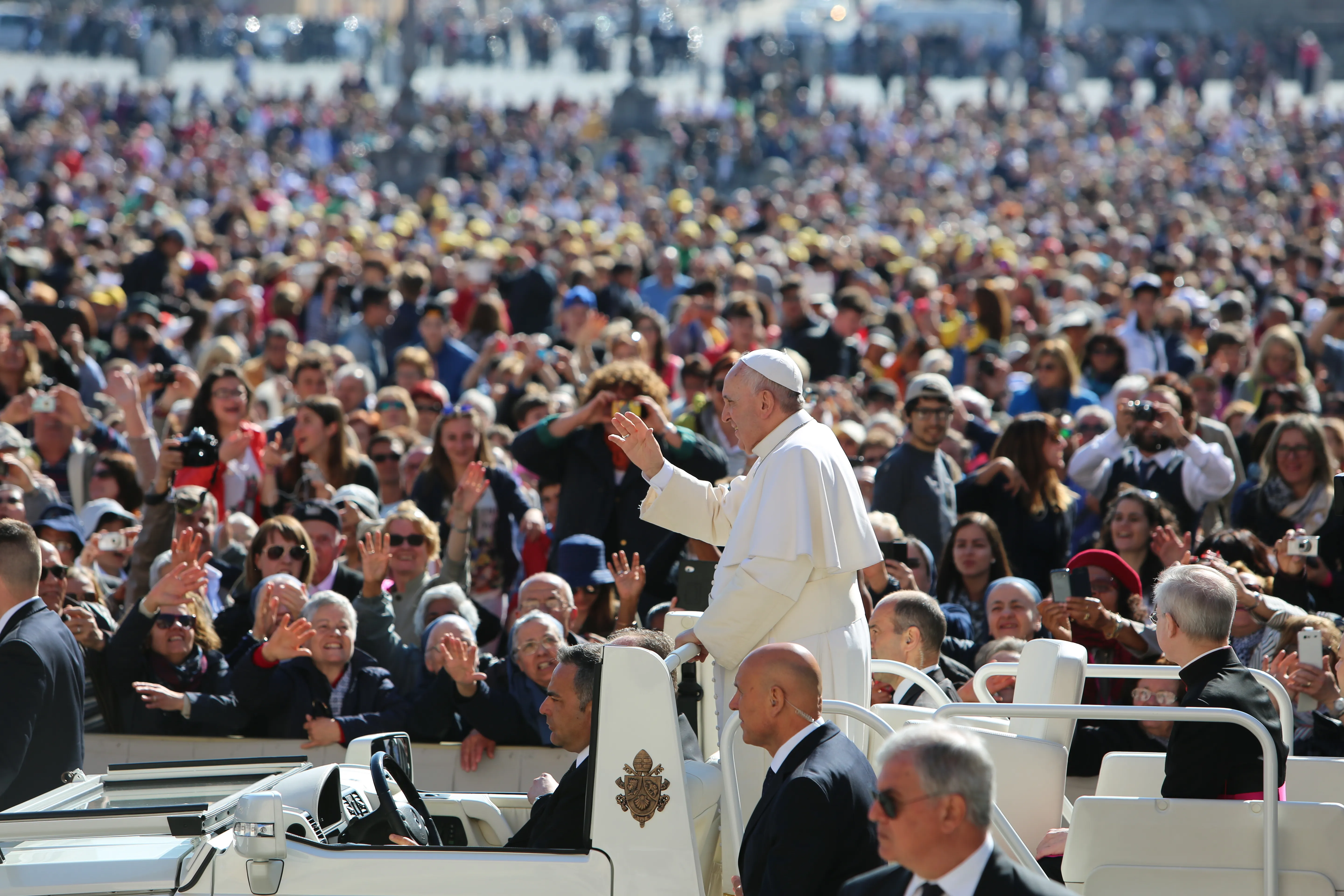 El Papa Francisco en la audiencia general de hoy. Foto Petrik Bohumil / ACI Prensa?w=200&h=150