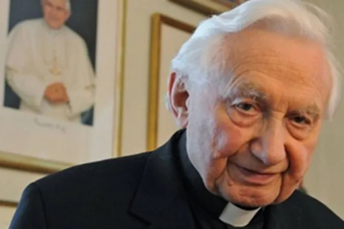 Mons. Georg Ratzinger responde a acusaciones de abusos en coro de Ratisbona