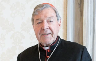 Cardenal George Pell. Cru00e9dito: Vatican Media. 