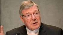 Cardenal George Pell. Cru00e9dito: Daniel Ibu00e1u00f1ez / ACI Prensa