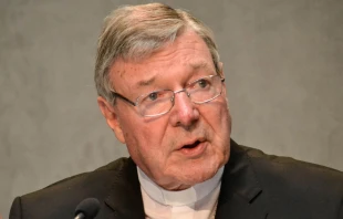 Cardenal George Pell. Foto Daniel Ibu00e1u00f1ez / ACI Prensa 