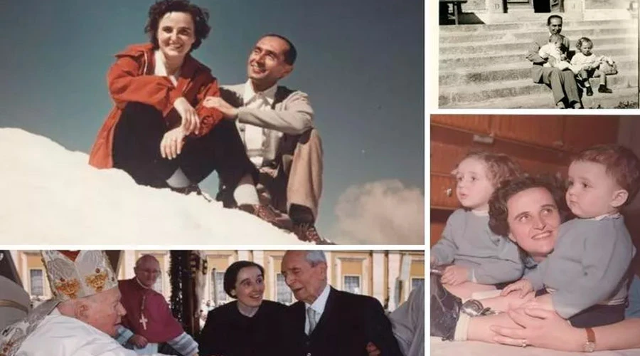 Collage del matrimonio Pietro Molla y Gianna Beretta | Crédito: Cortesía de Gianna Emanuela Molla y Diócesis de Springfield?w=200&h=150