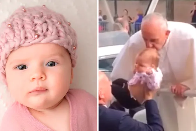 Un beso del Papa y oraciones de miles alientan lucha de una familia por vida de su hija 