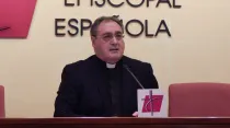 P. Jose María Gil Tamayo, portavoz de la Conferencia Episcopal Española. Foto: Blanca Ruiz / ACI Prensa.