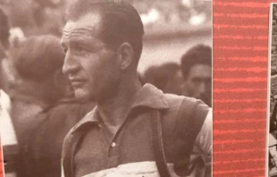 Fotografu00eda de Gino Bartali en el Museo de la Memoria de Asu00eds. Foto: Diu00f3cesis de Asu00eds 