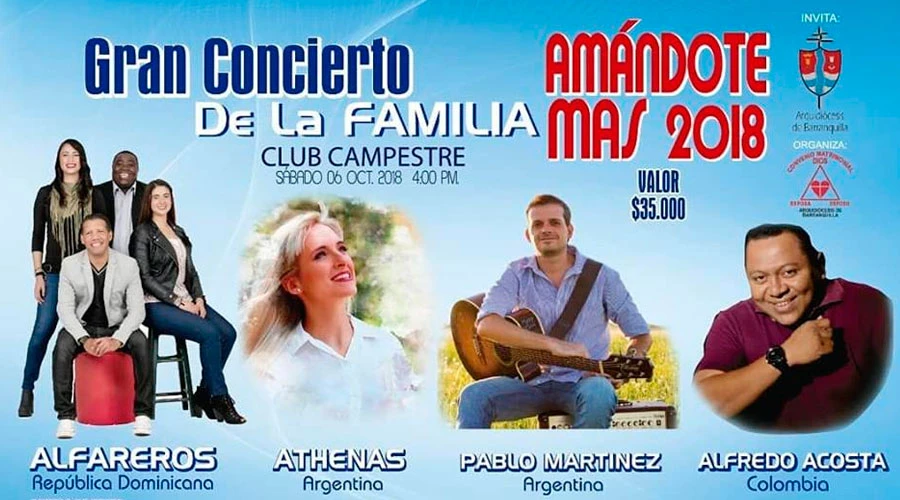 Flyer del concierto / Foto: Facebook Perfil Convenio Matrimonial Barranquilla?w=200&h=150