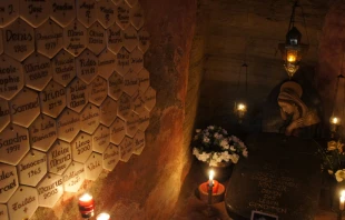 La Gruta de Raquel en el monasterio de Frauenberg. Cru00e9dito: Harpa Dei 