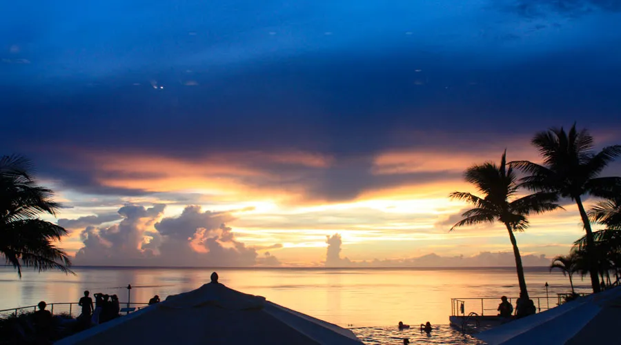 Puesta del sol en Guam. Foto pixabay dominio público?w=200&h=150