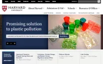 Captura sitio web Universidad de Harvard