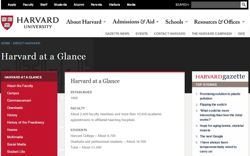 Captura sitio web Universidad de Harvard?w=200&h=150