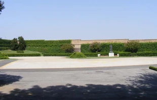 Helipuerto en los Jardines Vaticanos. Foto: Wikipedia / Mattes (CC BY-SA 3.0) 